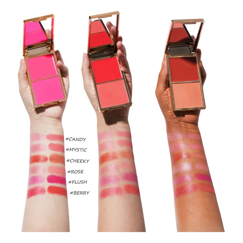 Double-take Crème & Powder Blush Tono Del Maquillaje