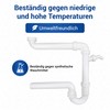 VIOKS Tube Odour Trap 1 1/2 Inch Space-Saving Siphon Washbasin