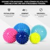 MSPORTS Massage Ball Set of 5 Hedgehog Balls