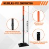 Garden Steel Tamper with 45 Inch Handle, Hand Ground Tamper