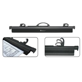 Hang-A-Plan, 24-30 Inches Quickfile Hanging Clamp, Black, Holds up to 150 Plans, Single Clamp