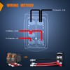 Nilight 2 Pack UTV Rear Lights Switch Led Light Bar