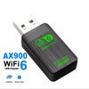 900M USB WiFi 6 Adapter Dual Antenna 600M Network Card