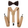 axy Children's Beige Braces Y Shape with Bow Tie 3