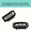 DOORES Black Invisible Elastic Wire for Wire Hair Extensions 3pcs