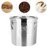 304 Stainless Steel Airtight Canister for Kitchen, Rice Cereal Grain