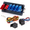 VEHITO Carbon Ignition Switch Panel Car Racing SwitchPanel with LED