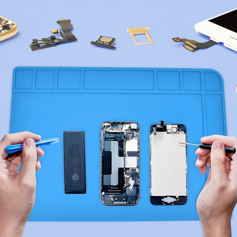 Heat resistant Silicone Mat Pad Repair Work Station for Phone