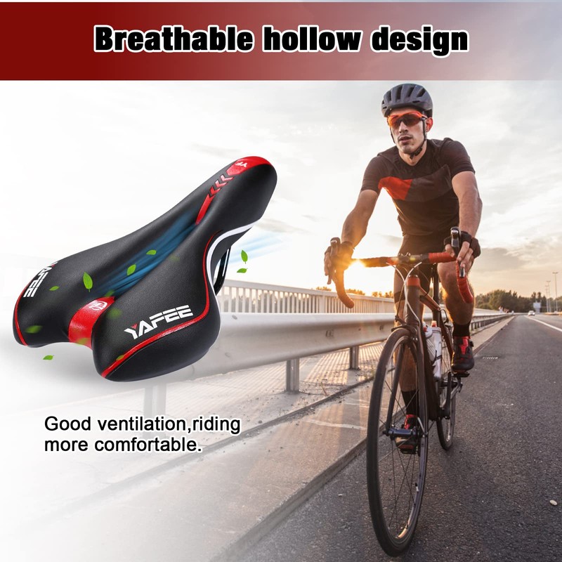 Babimax Bicycle Saddle Waterproof Polyurethane for Mountain Bike Trekking Touring