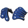 10pcs Golf Iron Head Cover with Number Printing Neoprene Zippered