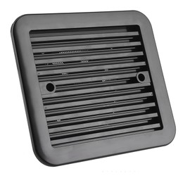 RV Side Vent Fan, 12V 4W 3000 r/min Air Vent Ventilation Exhaust Fan Cooling Exhaust Fan, Dustproof Motorhome Roof Vent Fan with Shutters, Brushless Motor, for Trailer Boat Marine Yacht SUV ATV