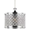 Modern Sparkly Ceiling Pendant Light Shade with Clear Beads by