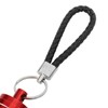Portable Pocket Ashtray with Keychain Lanyard Retractable Circular Aluminium Alloy