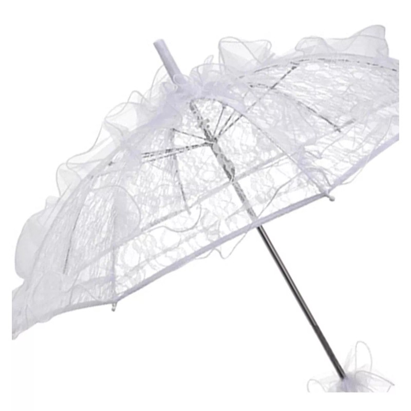 Generic De Encaje Hecho A Mano, Sombrilla De Sol Nupcial