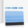 zalati Felt Edge Squeegee 4pcs Car Squeegee for Decal Soft