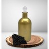 Altoona Glass Jar of Matches 6.5" 70 Black Matches Striker