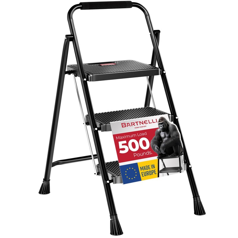 Bartnelli Pro Luxury Step Ladder | European Made 3 Step