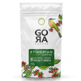 GO RA COFFEE – Ethiopian Roast Whole Bean – Organic Arabica from Ethiopia – Mycotoxin-Free, Single Origin African Beans – Roasted at Source – 500g (17.64 oz) – by Moyee Coffee