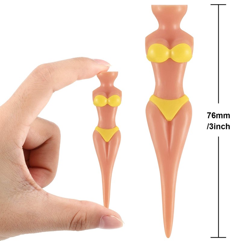 15 Pcs Unny Golf Tees Lady Girl Golf Tees, 76