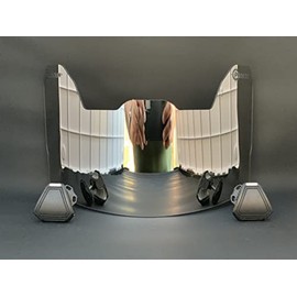 Precision Smokey Mirror Chrome Football Helmet Visor / Eye-Shield