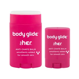 BodyGlide BodyGlide For Her Anti Chafe Balm, 1.5oz & 0.35oz Bundle (USA Sale Only)