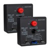 Weasch 2Pcs Delay On Make Timer, QD-068, 0.03 to 10