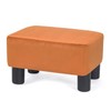 Joveco Small Footstool Ottoman Fabric Footrest Modern Rectangular Footstools for