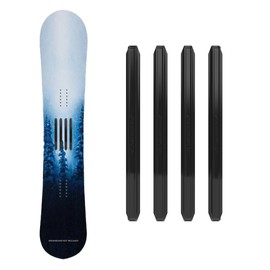 Stompgrip Premium Snowboard Stomp Pad | Grab Rails | Pro Collection | 3D Design | Black