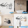 Vasttron Wall Coat Hook, Coat Hook, Wall Hook, Black Metal