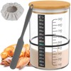Sourdough Starter Jar Kit with Scale Thermometer Paper 900ml Heat