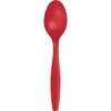Creative Converting Touch of Color Premium 24 Count Plastic Spoons,