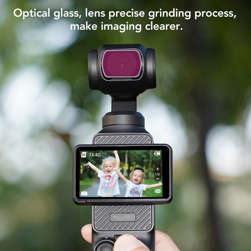 Light Pollution Reduction Filter for Osmo Pocket 3 Optical Glass