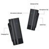 Wireless Clip-on Microphone Wireless Mic Receiver and 2 Transmitters with