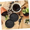 Gatuida 10pcs Thickened Plastic Plant Saucer Trays Round Flower Pot