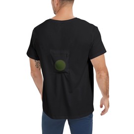 Codida Sleep Apnea T-Shirt on Side Positional Therapy to Prevent Back Sleeping (Black, S)