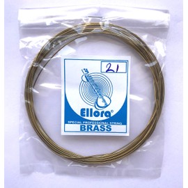 Brass String Coil Gauge 21, 0.775 mm, 0.030 inch For Sitar Veena Surbahar