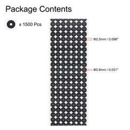 sourcing map 1500Pcs 3D Scanner Markers 0.8mm for 3D Scanner, 3D Tracking Dots Reference Point Markers, 3D Target, Diffuse Reflection Markers for 3D Scanner and Optical Tracking