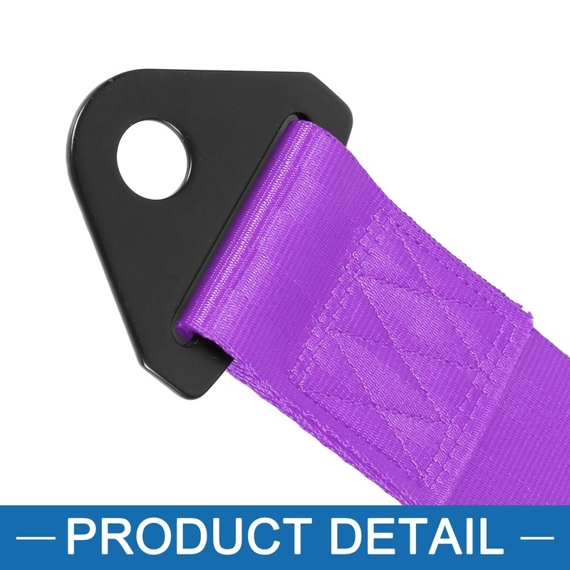 A ABSOPRO Car Tow Towing Hook Bumper Trailer Belt Strap