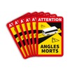 lepni.me 6 Pieces Bus Angles Morts Stickers for France |