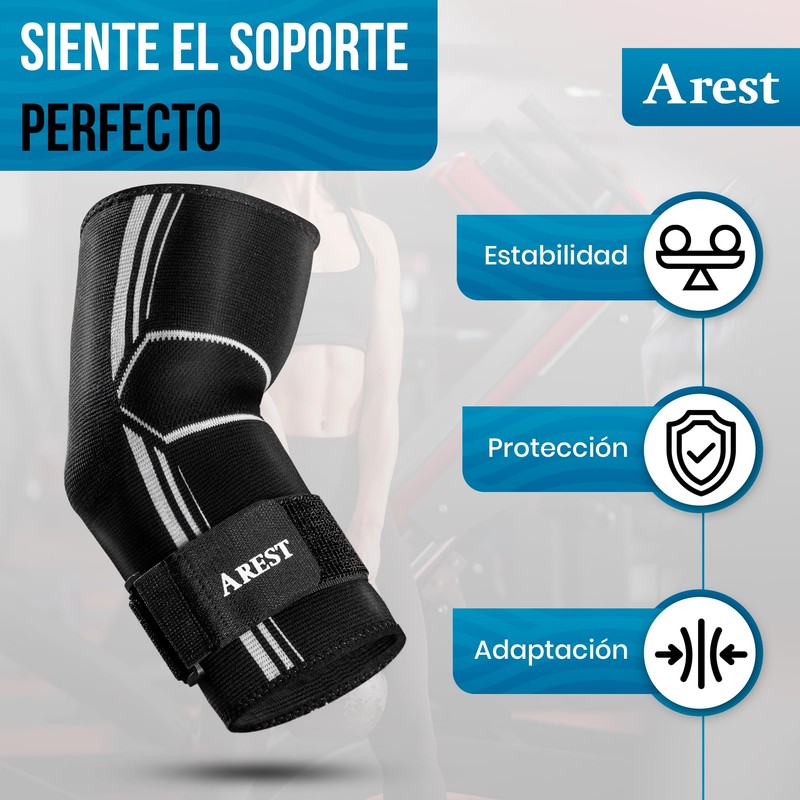 AREST Elbow Support with Compression Band - Compression Elbow Bandage