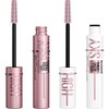 Maybelline Lash Sensational Sky High Washable Mascara + Boosting Lash Primer Makeup Bundle, Includes 1 Mascara in Blackest Black and 1 Eyelash Primer in Soft Black