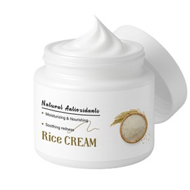 AOPEIBOTO Rice Cream Moisturizer, Rice Moisturizer, 50g/1.76fl.oz