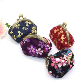 Moeruruya Wallet, Coin Purse, Round Shape, Coin Purse, Cute, Women's, Bag, Small, Handmade, Japanese Style Bag, black