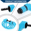 Hihaha Bicycle Lock / Extended Bicycle Shackle Lock Cable Lock