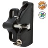 National Hardware V6201 LTCH BLK N346-201 4-9/16" LokkLatch Automatic Keyed