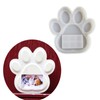 ZUDILYO Pet Pawprint Frame Mold Pet Memorial Stone Mold Dog