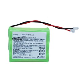 Synergy Digital Cordless Phone Battery, Works with Universel AA x 3 Cordless Phone, (Ni-MH, 3.6V, 2000mAh) Ultra High Capacity, Compatible with Universel 0 Battery