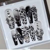 [Handmade nail tip] kitch cat - square / [수제네일팁] kitch