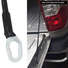 LT Easiyl 2PCS Car Rear Tailgate Cables Lift Gate Straps Compatible with Toyota Hilux Vigo MK6 MK7 Pickup 2005-2015 Replacement Part 65770-0K01