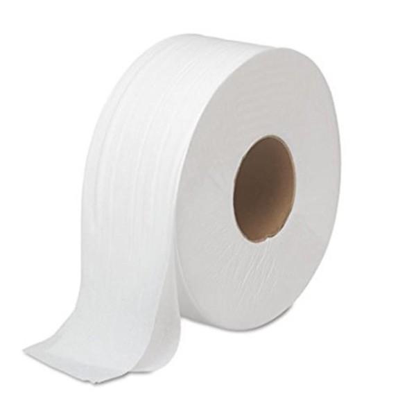 Boardwalk BWK 6100 9", 1000' Length, 9.125" Width 2-Ply JRT Jumbo Roll Toilet Tissue Sold as 2 Carton, 12 Roll per Carton